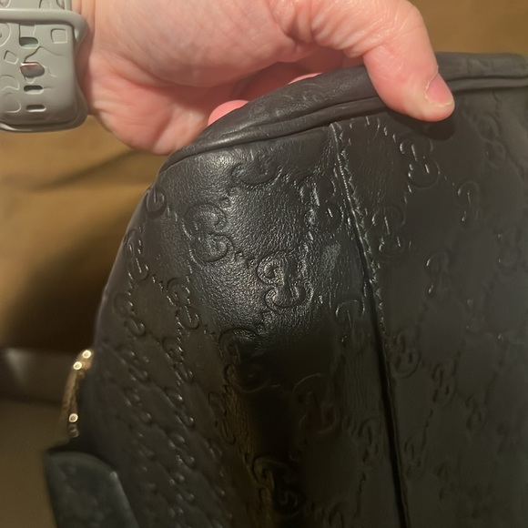 Gucci Guccissima Authentic Horsebit black Emily versatile large bag and dustbag - Picture 17 of 17